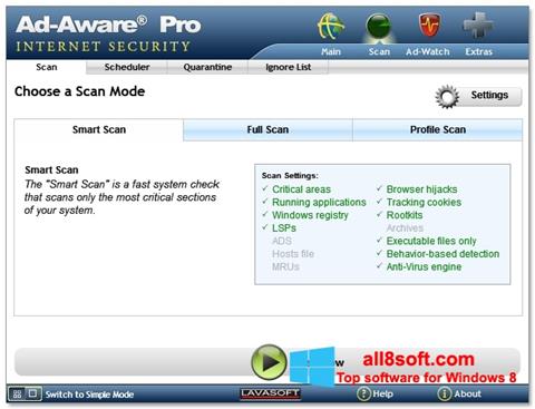 Screenshot Ad-Aware for Windows 8