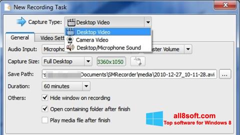 Screenshot SMRecorder for Windows 8