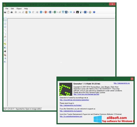 Screenshot Greenshot for Windows 8