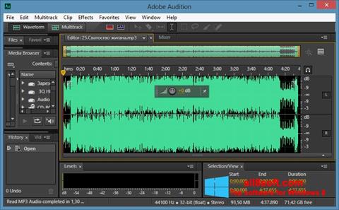 Screenshot Adobe Audition CC for Windows 8