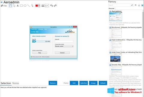 Screenshot AeroAdmin for Windows 8